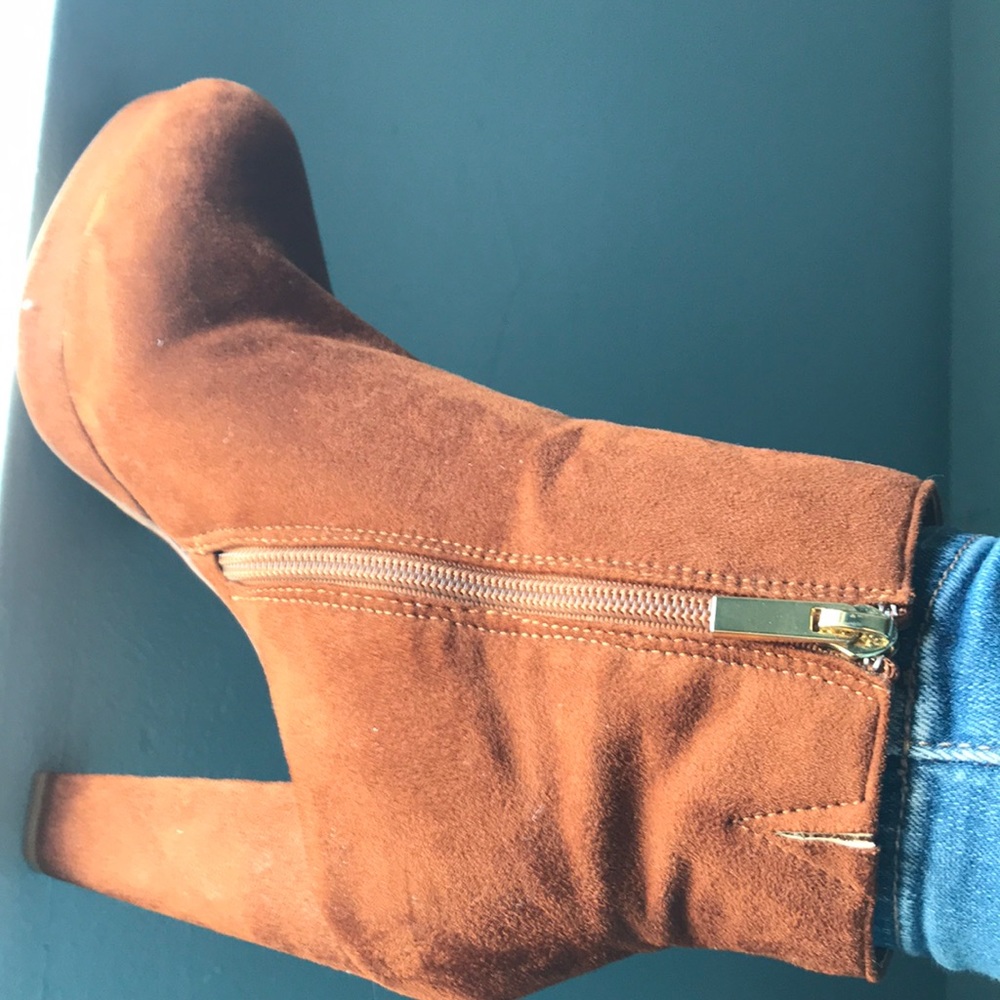 Brown Heeled Boots